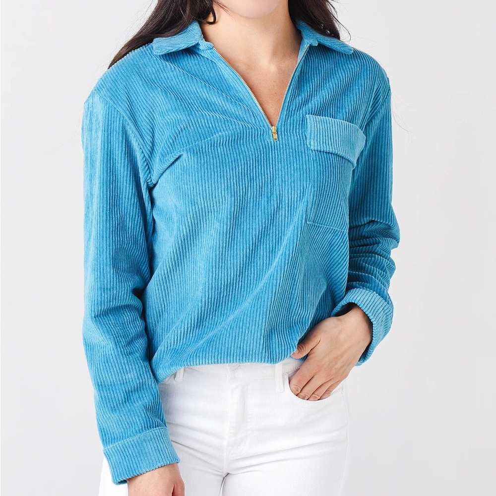 Ciao Lucia Tabitha Top Cornflower Blue